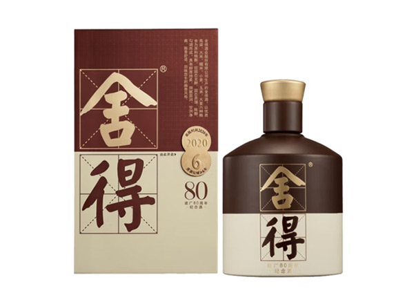 廊坊舍得酒回收品味·舍得（建厂80周年纪念版）