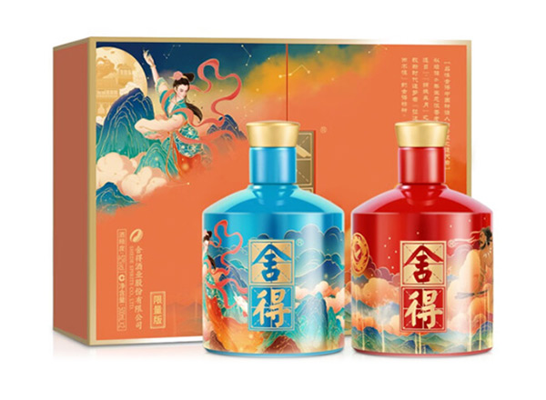 廊坊舍得酒回收艺术·舍得（追天者 夸父+嫦娥）