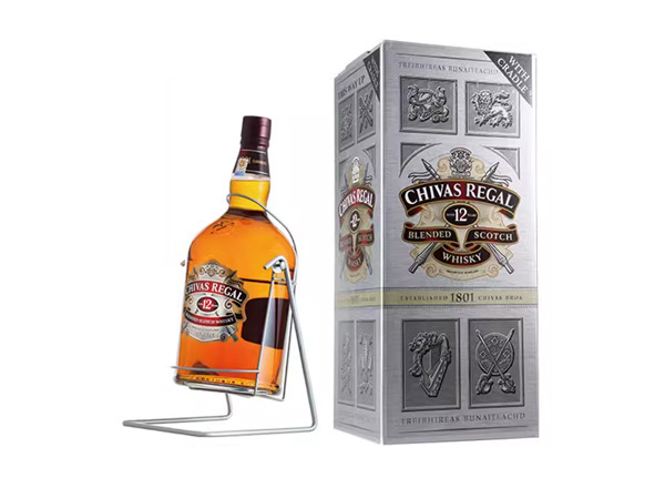 廊坊芝华士12年威士忌回收4500ml 9斤装4.5L进口Chivas Regal洋酒礼盒行情价格