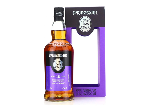 廊坊Springbank云顶18年威士忌回收云顶威士忌洋酒700ml行情价格