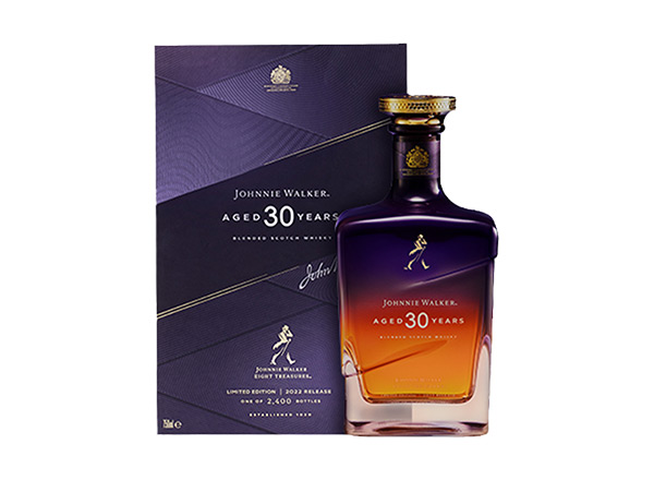 廊坊Johnnie Walker尊尼获加30年回收尊尼获加威士忌紫金臻选750ml礼盒装洋酒收购约翰走路中国限量版行情价格