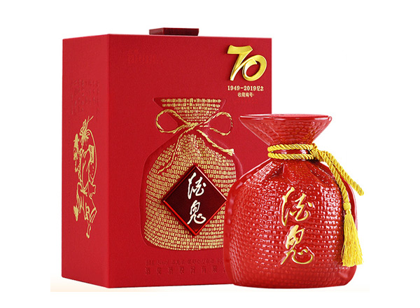 廊坊回收酒鬼酒红坛70纪念酒1949-2019年收藏酒54度700ml上门收购行情价格