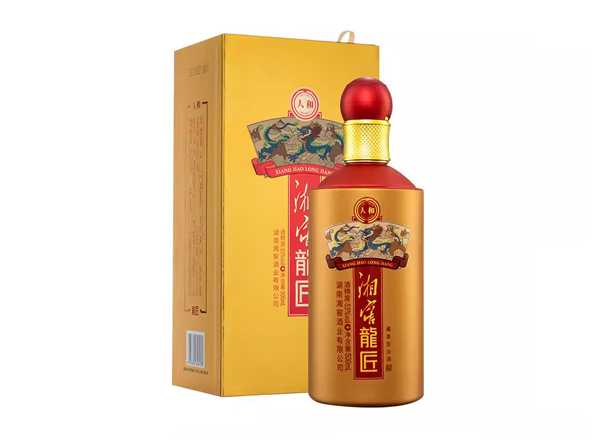 廊坊回收湘窖龍匠人和酱香型白酒53度500ml礼盒湘窖酒龙匠人和收购