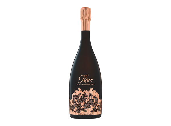 廊坊白雪香槟回收稀露香槟黑钻年份桃红香槟Rare Rose（礼盒装）
