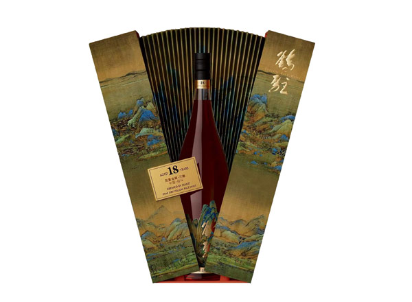 廊坊鹤驻18年黄酒回收鹤驻新花雕18年珍藏版千里江山图